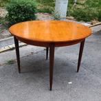 Vintage uitschuifbare eettafel in Oswald Vermaercke-stijl, Antiek en Kunst, Ophalen