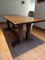 eiken rechthoekige tafel, Ophalen, Gebruikt, Eikenhout, 200 cm of meer