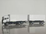 Herpa Scania R13 afzetbakken combinatie Bundeswehr 1/87, Ophalen of Verzenden, Zo goed als nieuw, Bus of Vrachtwagen, Herpa