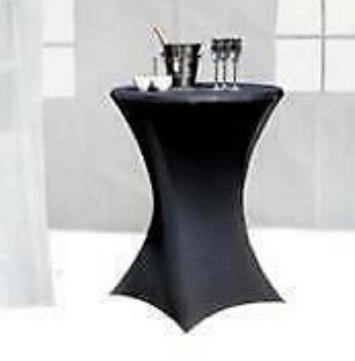 TE HUUR 6 statafels receptietafels bartafels met tafelhoezen, Hobby en Vrije tijd, Feestartikelen | Verhuur, Zo goed als nieuw