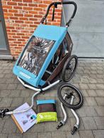 Croozer fietskar Kid Plus for 2, Fietsen en Brommers, Ophalen, Opvouwbaar, Croozer, Zo goed als nieuw