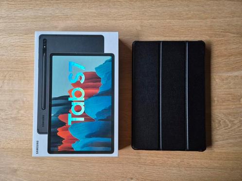 Samsung Galaxy Tab S7 Mystic Black 128GB, Computers en Software, Android Tablets, Zo goed als nieuw, Ophalen