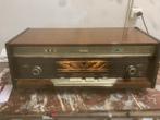 PHILIPS vintage radio met Grammofon-stereobuis werkt, Antiek en Kunst, Ophalen