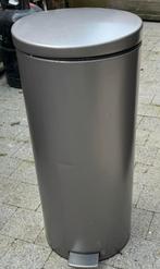 Brabantia Vuilbak 30L, Huis en Inrichting, Woonaccessoires | Prullenbakken, Met pedaal, Gebruikt, Ophalen of Verzenden, Metaal