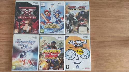 GereserveerdGratis op te halen! 6 spellen voor Nintendo Wii, Consoles de jeu & Jeux vidéo, Jeux | Nintendo Wii, Utilisé, Autres genres