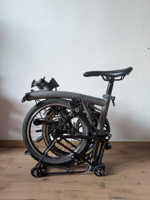 Brompton P line vouwfiets, Fietsen en Brommers, Fietsen | Vouwfietsen, Gebruikt, Brompton, Totaal opvouwbaar, Versnellingen, Ophalen