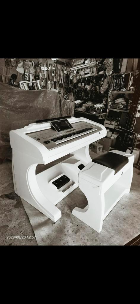 Yamaha Tyros 3 XXL + uniek meubel + klanken packs, Maison & Meubles, Tabourets, Enlèvement