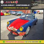 Voiture Porsche 911 2.0S de 1969, Autos, Achat, Entreprise, Cabriolet, 2 portes