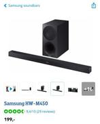 Samsung soundbar + subwoofer HW-M450, Ophalen, Met externe subwoofer, Gebruikt
