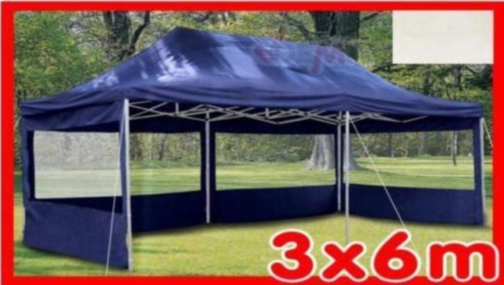 Professionele Waterdichte Pop-Up-Tent Vouwtent 3x6m Blauw, Caravans en Kamperen, Mobilhome-accessoires, Nieuw, Ophalen of Verzenden