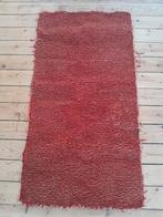 Rood handgemaakt tapijt, Tuin en Terras, Deurmatten, Gebruikt, Ophalen of Verzenden, Droogloopmat, Overige materialen