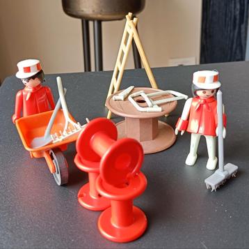 Playmobil system Werkmannen met accessoires  beschikbaar voor biedingen