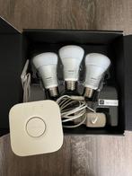 Philips hue starter kit, Comme neuf, E27 (grand), Enlèvement, Ampoule LED