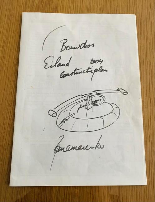 Panamarenko vliegend Eiland, Antiek en Kunst, Kunst | Litho's en Zeefdrukken, Ophalen of Verzenden