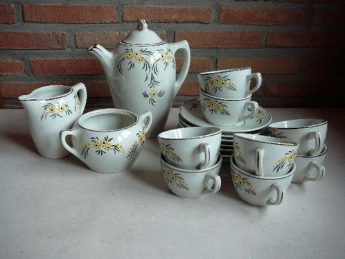 Oud koffieservies fifties of ouder 1 koffiepot met deksel 1, Antiek en Kunst, Antiek | Servies los, Ophalen