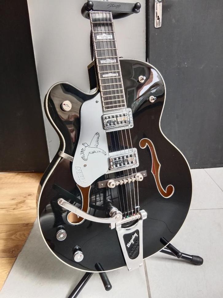 Gretsch Sylver Falcon gaucher, Musique & Instruments, Instruments à corde | Guitares | Électriques, Utilisé, Hollow body, Autres marques