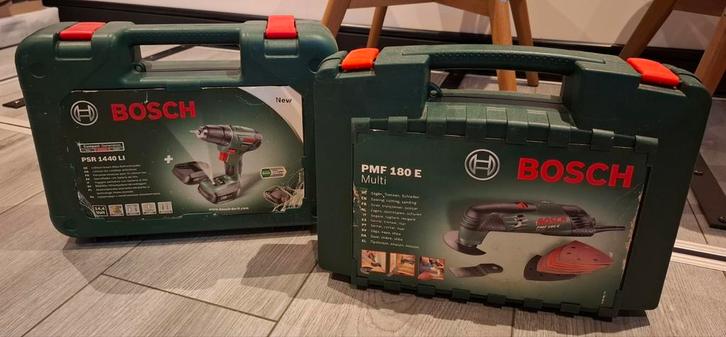 Bosch multitool en Bosch schroef-boormachine, Bricolage & Construction, Outillage | Foreuses, Perceuse, Enlèvement