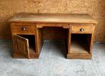 Bureaumeubel volhout L 160 cm x B 79 cm x H 79 cm, Gebruikt, Ophalen, Bureau