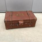 Oude antieke Engelse reiskoffer, Antiek en Kunst, Ophalen