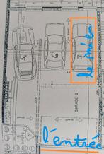 Emplacement à louer dans un garage