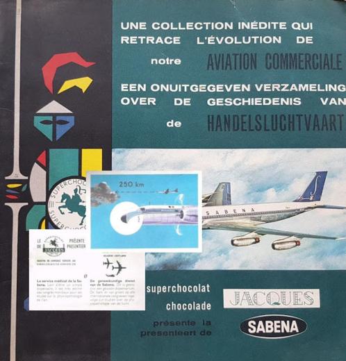 Sabena - Jacques - 1963 - 174 stickers, Verzamelen, Stickers, Zo goed als nieuw, Bedrijf of Vereniging
