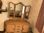 Retro vintage commode met 3 spiegels, Huis en Inrichting, Woonaccessoires | Spiegels, Ophalen