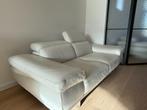 Witte lederen zetels natuzzi, Huis en Inrichting, Zetels | Zetels, Ophalen, 100 tot 125 cm, 150 tot 200 cm, Tweepersoons