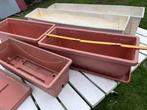 5 jardiniieres, Ophalen, Kunststof, Gebruikt, Tuin