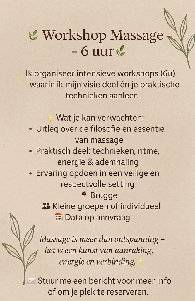 Massage Cursus voor Vrouwen – Ontdek de kunst van aanraking, Diensten en Vakmensen, Welzijn | Masseurs en Massagesalons