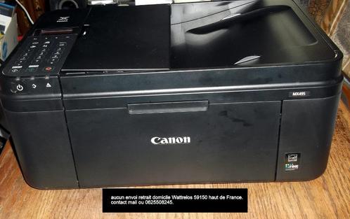 imprimante Canon MX495., Computers en Software, Printers, Zo goed als nieuw, Printer, Inkjetprinter, Faxen, Kopieren, Ophalen