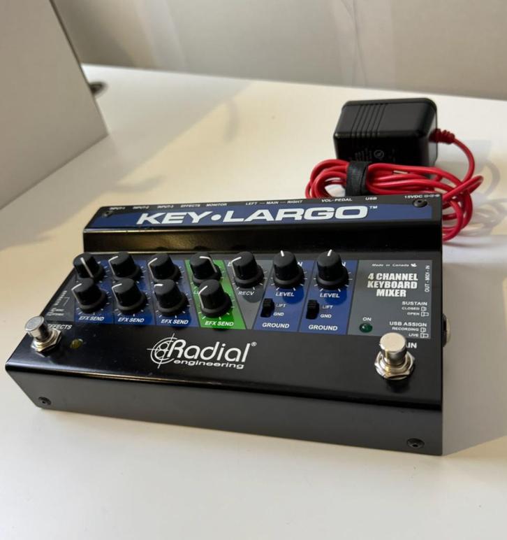 Radial Key Largo  - synth DI + USB geluidskaart, Muziek en Instrumenten, Synthesizers, Zo goed als nieuw, Ophalen of Verzenden