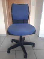 Chaise de bureau de qualité professionnelle, Maison & Meubles, Chaises de bureau, Bleu, Chaise de bureau, Enlèvement, Utilisé