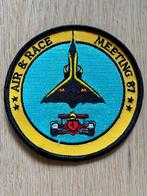 Belgian Air Force - 1 Squadron - Meeting 87 - Air & Race, Verzamelen, Ophalen of Verzenden, Zo goed als nieuw, Patch, Badge of Embleem