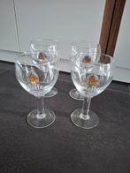 4 Leffe glazen, Verzamelen, Ophalen, Zo goed als nieuw