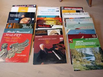 lot +- 33 lp's vnl klassieke muziek  beschikbaar voor biedingen