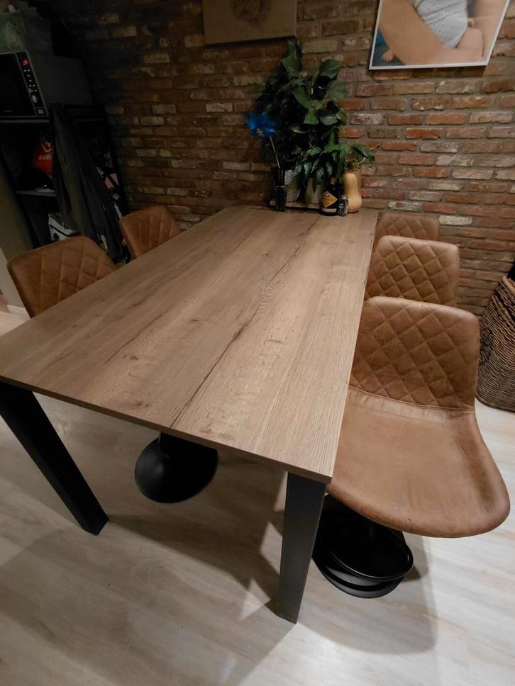 Bartafel 180x90x90 met 8 barkrukken, Huis en Inrichting, Tafels | Eettafels, Ophalen