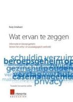 Wat ervan te zeggen, Boeken, Ophalen, Gelezen, Hogeschool, Rudy Schellaert