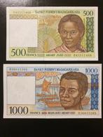 1500 francs Madagascar UNC série, Timbres & Monnaies, Série, Enlèvement ou Envoi, Autres pays