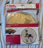 Wandhanger om te borduren Lama, Verzenden, Zo goed als nieuw, Handborduren, Borduurpakket