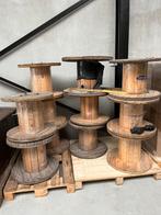 Houten haspels ter decoratie of als tafeltje te gebruiken, Huis en Inrichting, Ophalen, Zo goed als nieuw