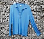 Polo bleu manches longues pour dame de taille 3L, Kleding | Dames, T-shirts, Mayerline, Blauw, Maat 46/48 (XL) of groter, Ophalen of Verzenden