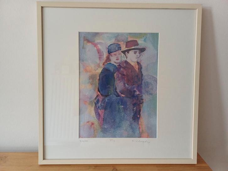 Viviane Klagsbrun - Litho ZT2 (genummerd en gesigneerd), Antiek en Kunst, Kunst | Litho's en Zeefdrukken, Ophalen