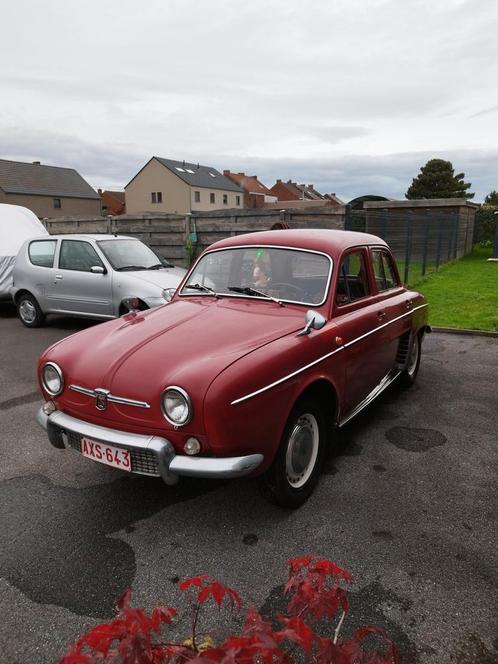 Renault Dauphine Gordini, Auto's, Oldtimers, Particulier, Renault, Benzine, Berline, 4 deurs, Handgeschakeld, Rood, Grijs, Ophalen