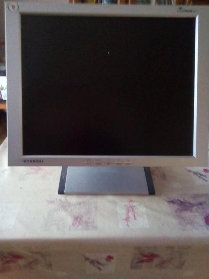 Computerscherm 17" inch, Computers en Software, Monitoren, Gebruikt, 60 Hz of minder, DVI, VGA, Ingebouwde speakers, In hoogte verstelbaar