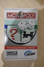 4 jeux de voyage : Monopoly-IQTwist checkers-, Hobby & Loisirs créatifs, Comme neuf, Enlèvement ou Envoi, Trois ou quatre joueurs