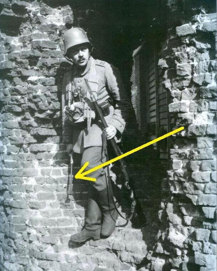 WW1 Duitse trench club/bat, Collections, Objets militaires | Général, Enlèvement ou Envoi