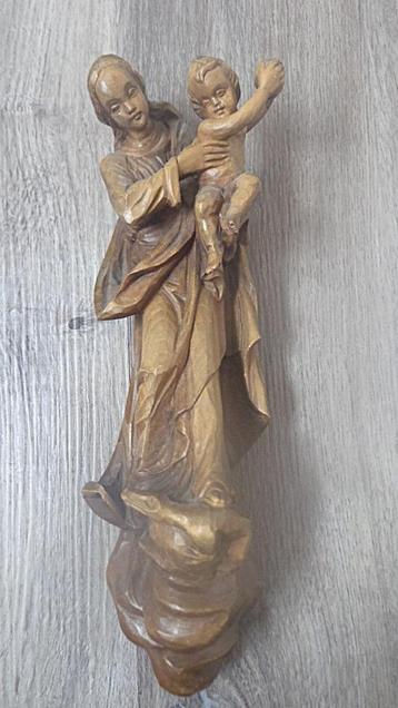 Oberammergauer Schnitzerei original Bergmann Madonna 30 cm beschikbaar voor biedingen