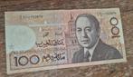 100 Dirham 1987 Marokko P# 62, Postzegels en Munten, Bankbiljetten | Afrika, Ophalen of Verzenden, Overige landen, Los biljet