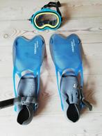 Zwemvliezen maat 34/35 +duikbril, Watersport en Boten, Ophalen of Verzenden, Zo goed als nieuw