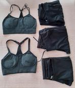 2 sport BH´s + 3 winter loopbroeken zwart, extra small (XS), Meisje, Gebruikt, Ophalen of Verzenden, Sport- of Zwemkleding
